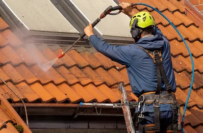 Démoussage et hydrofuge de toiture à Fréjairolles